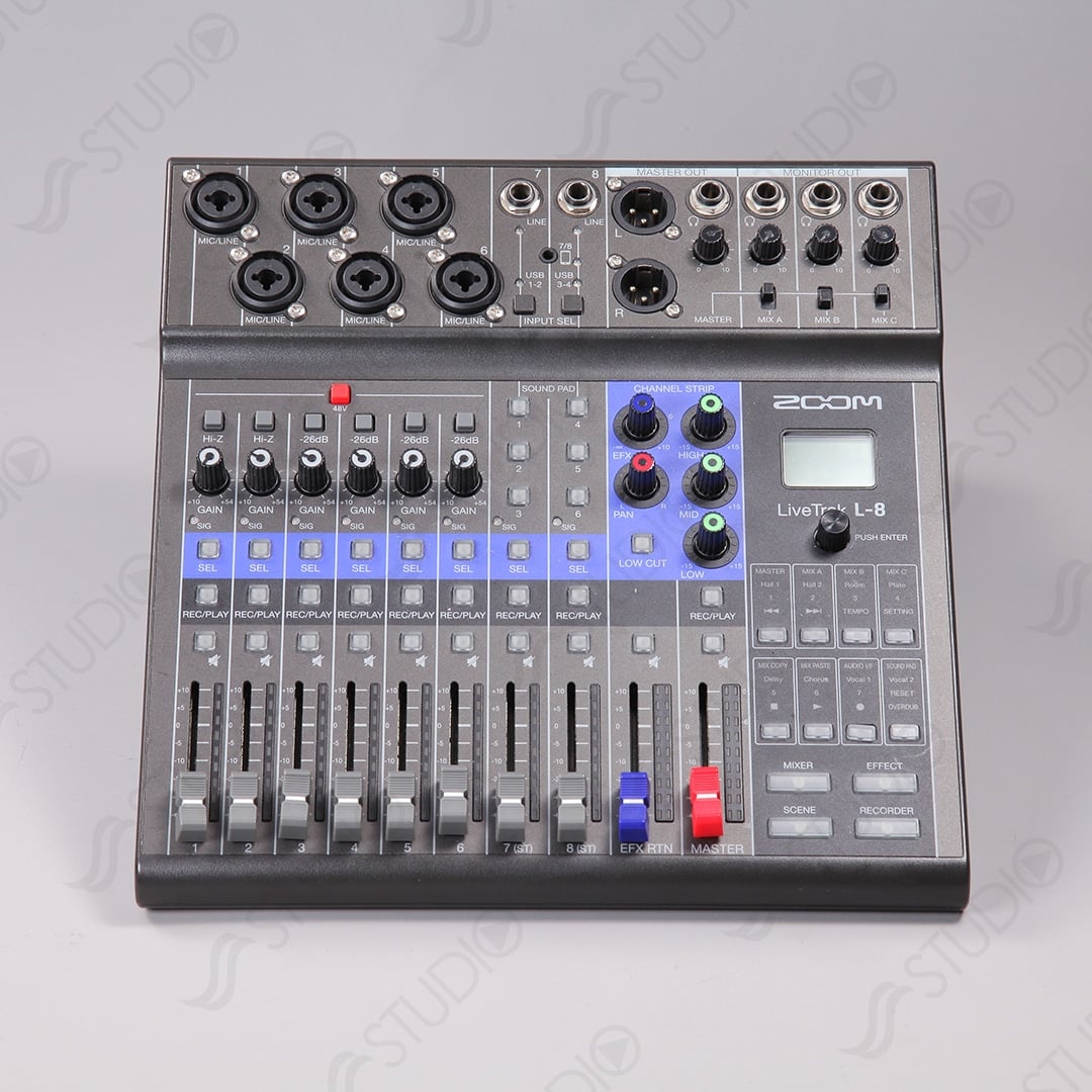 ZOOM LiveTrak L-8 租借