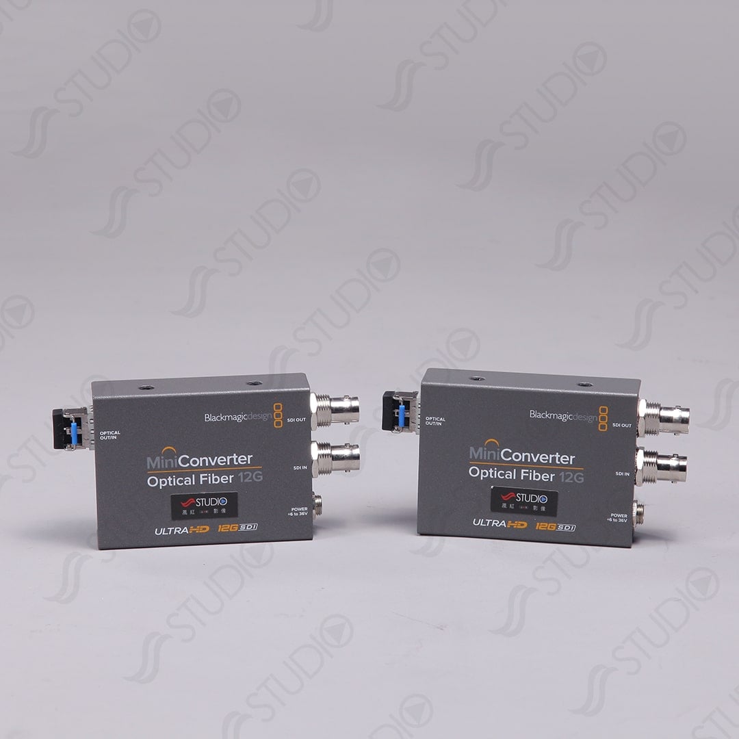 Blackmagic Mini Converter Optical Fiber 12G 租借