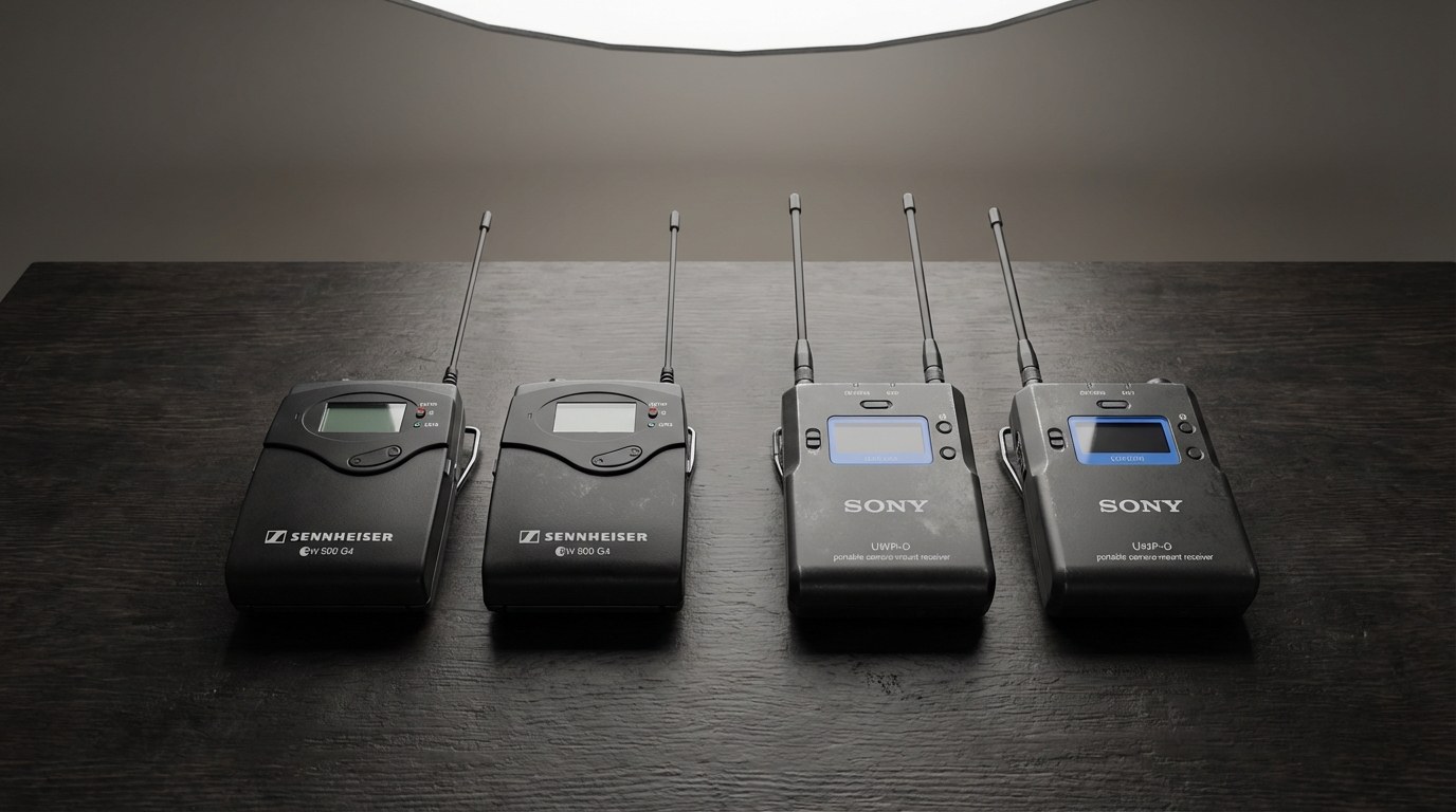 無線麥克風頻率干擾排除：Sennheiser G4（便攜接收）vs Sony UWP-D（便攜接收）