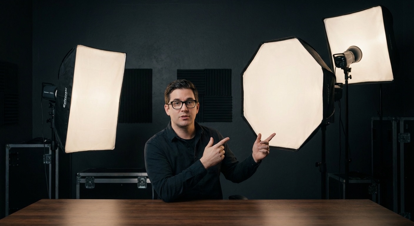 三點打光法消除眼鏡反光