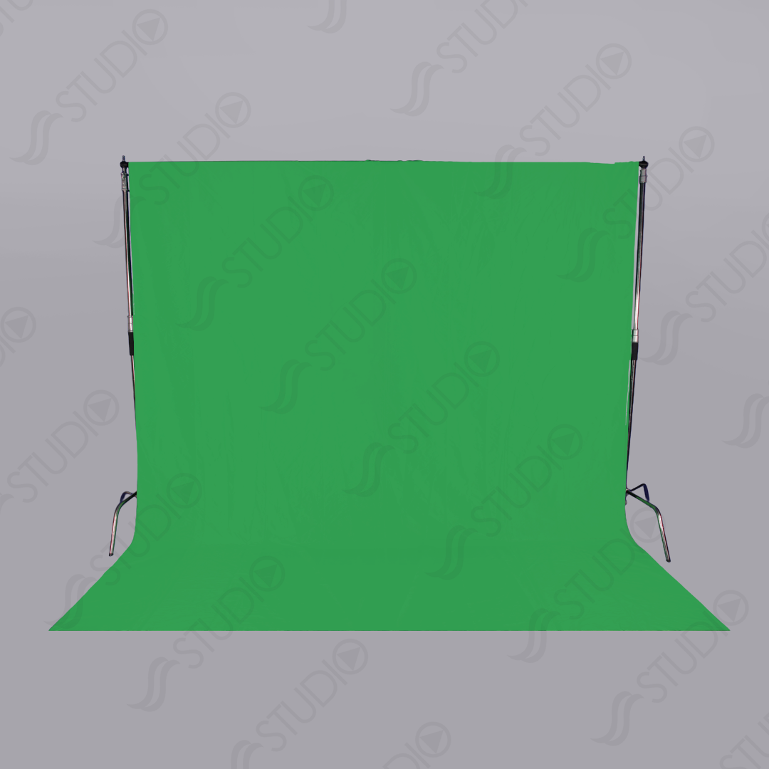 6M x 3M綠布幕組