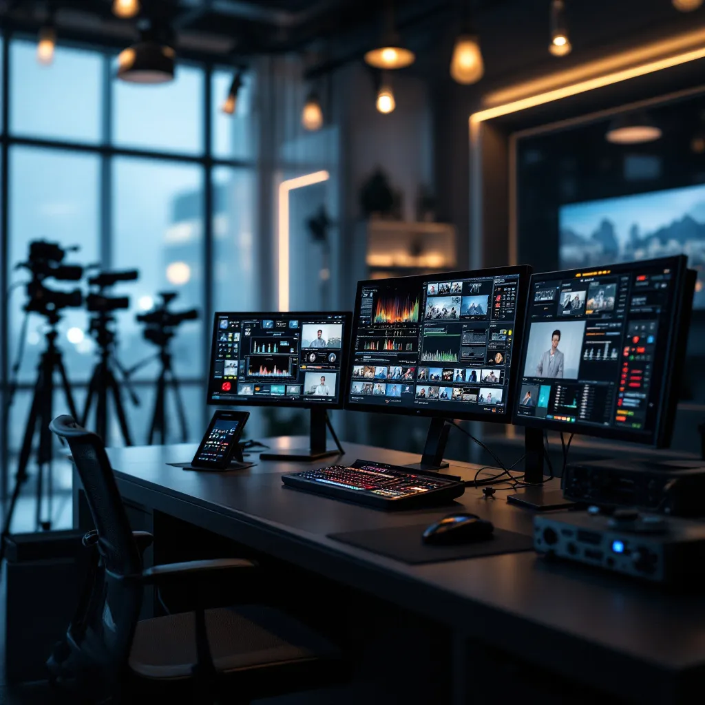 風紅影像 broadcast control room — 直播器材租借完整指南封面